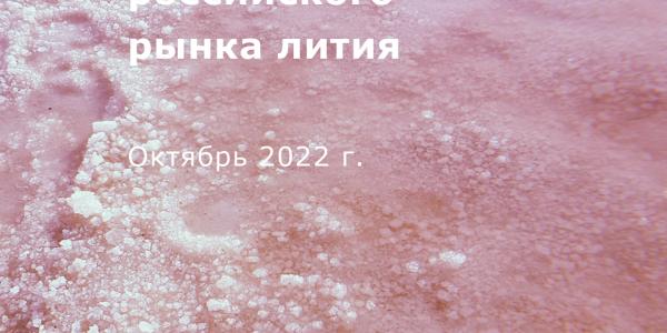 Анализ российского и мирового рынка лития в условиях 2022 года